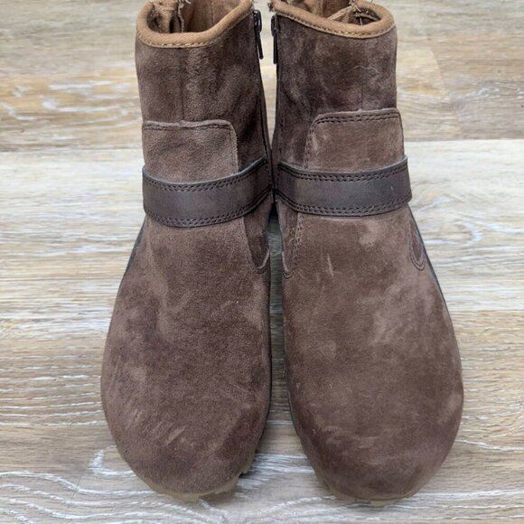 Merrell Bracken Brown Suede Performance Ankle Boots Women's Size 7 - Picture 2 of 7